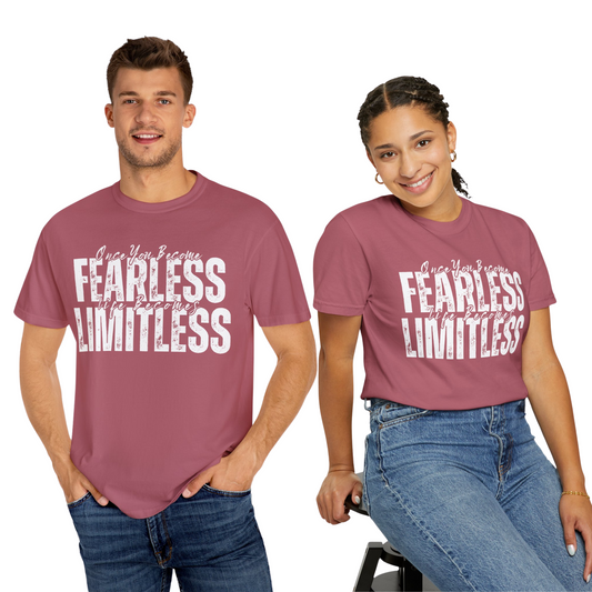 Fearless and Limitless - Motivational T-Shirt